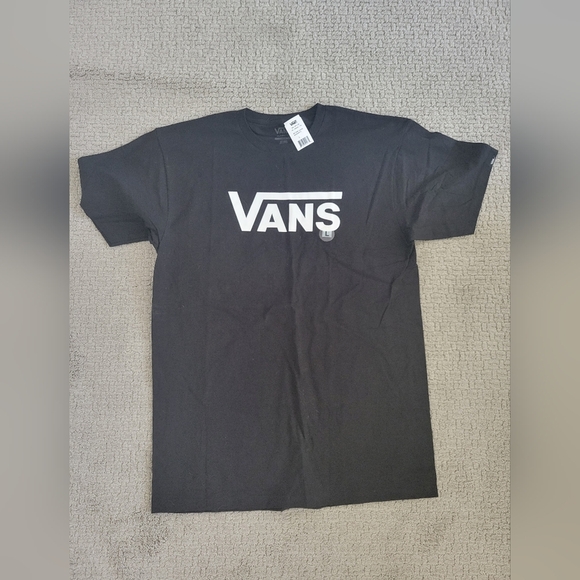 Vans Other - Brand New Black Vans Classic T-Shirt, White Vans Logo, Men's L